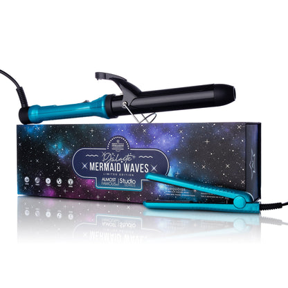 Mermaid Waves 2-Piece Set with Curling Wand &amp; Mini ToGo-0