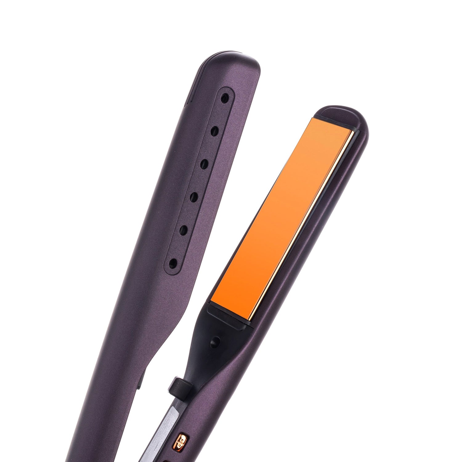 Digital 2inONE Twist Flat Iron with Rose Gold Titanium Plates-2