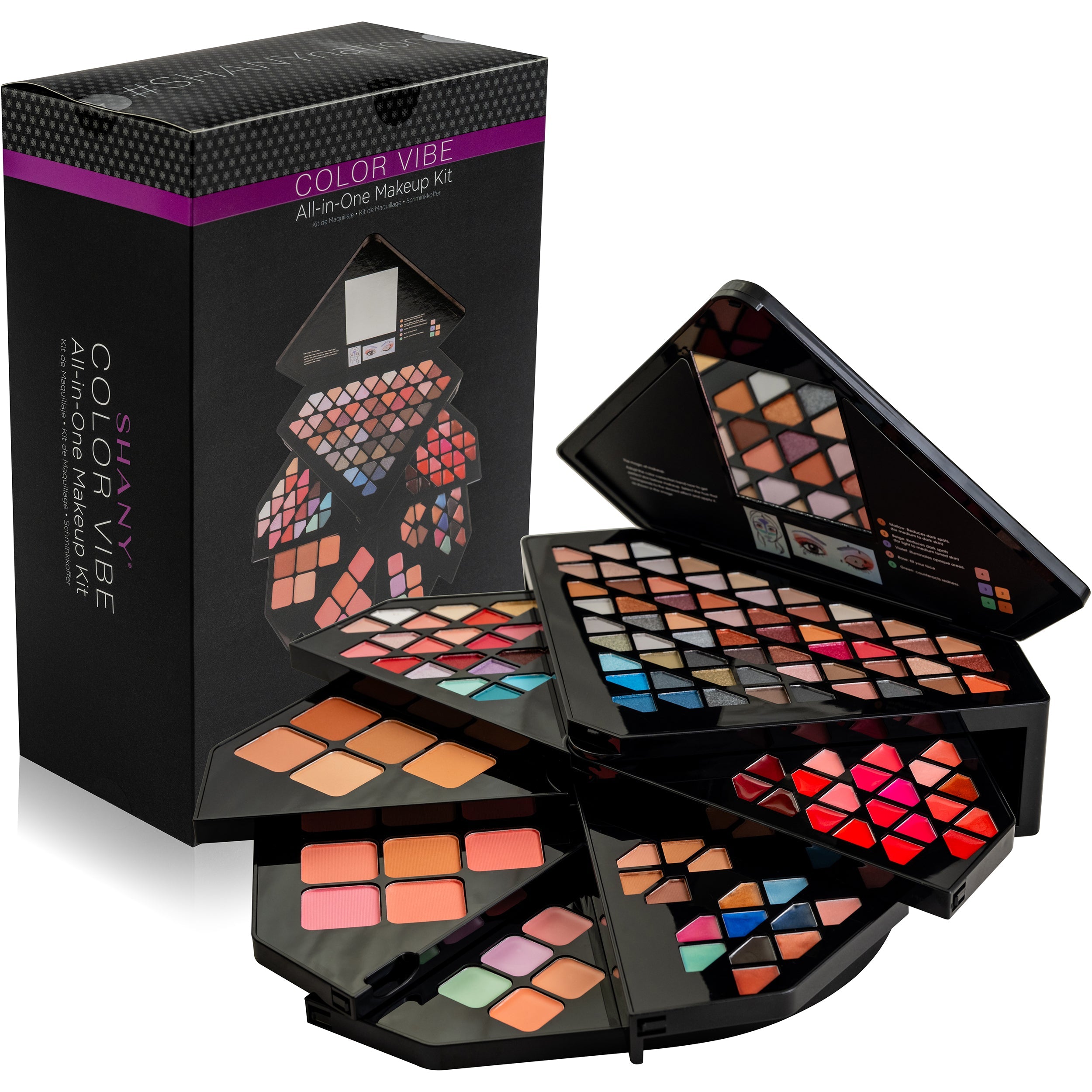 Color Vibe Pro Makeup Set - Professional Makeup Palette-0